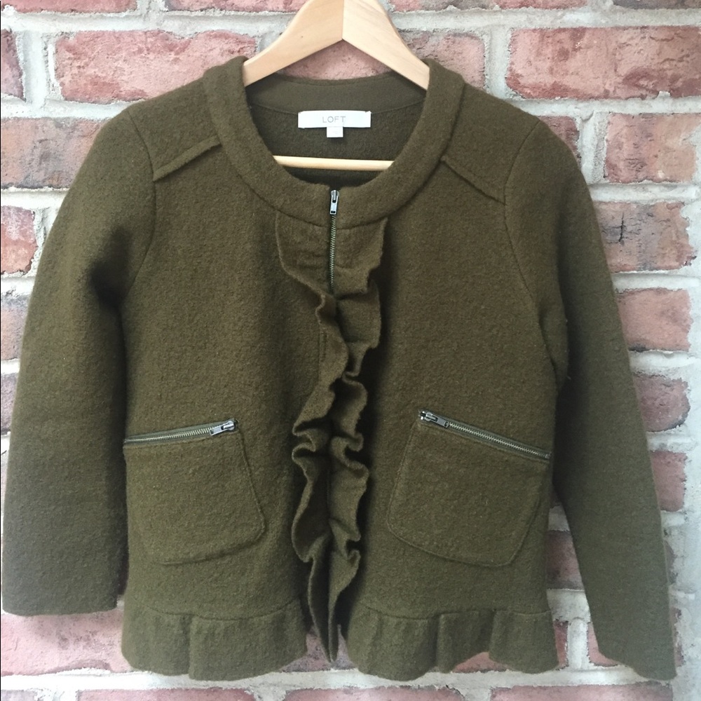 Ann Taylor Loft Wool cardigan sweater